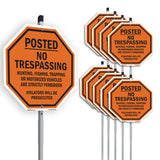 Posted No Trespassing Hunting Fishing Trapping or Motorized Vehicles Are Strictly Forbidden Violators Will Be Prosecuted