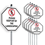 Please Keep Off of The Landscaping