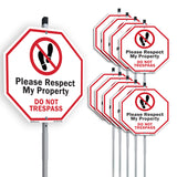 Please Respect My Property Do Not Trespass