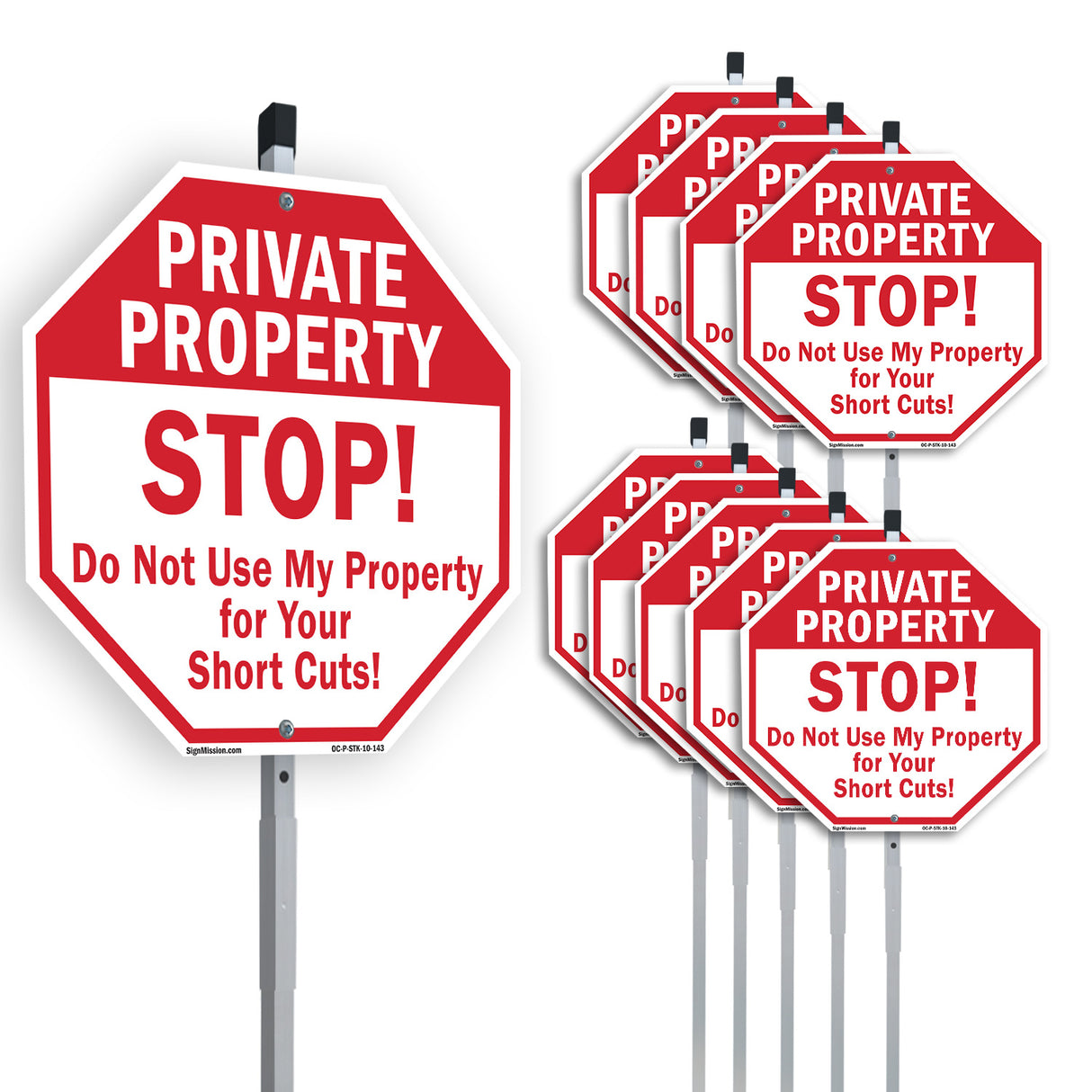Private Property Stop! Do Not Use My Property for Your Short Cuts!