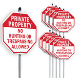 Private Property No Hunting or Trespassing Allowed