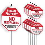 Private Property No Trespassing Violators Will Be Prosecuted