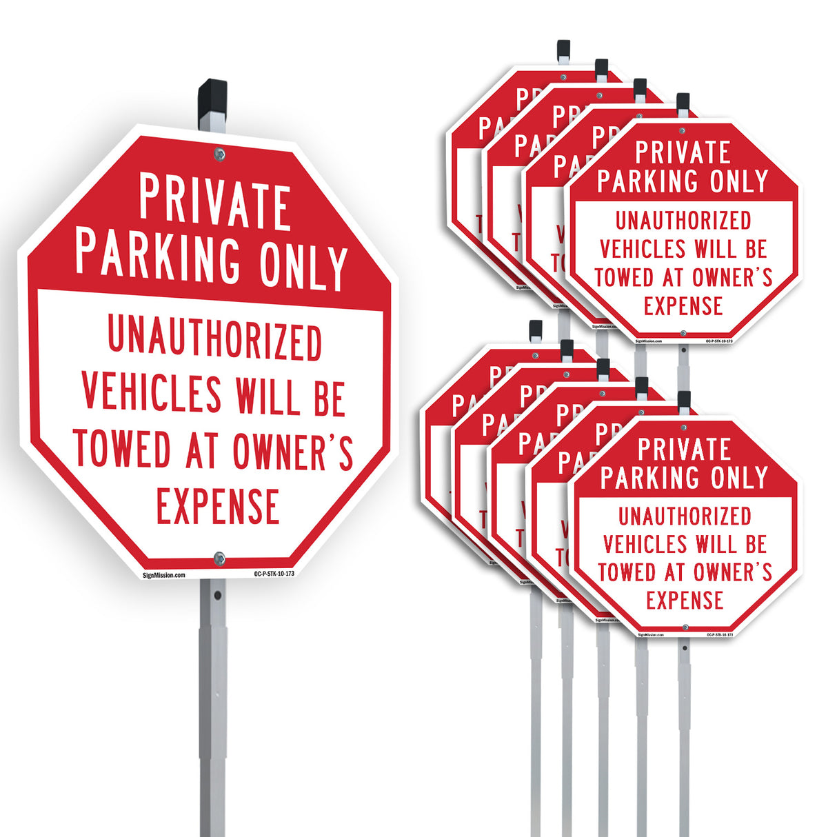 Private Parking Only Unauthorized Vehicles Will Be Towed at Owner's Expense