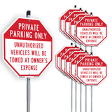 Private Parking Only Unauthorized Vehicles Will Be Towed at Owner's Expense