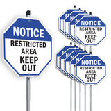 Notice Restricted Area Keep Out