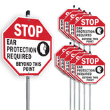 Stop Ear Protection Required Beyond This Point