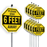 Please Stay 6 Feet Away