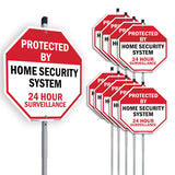Protected By Home Security System 24 Hour Surveillance