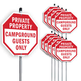 Private Property Campground Guests Only