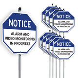 Notice Alarm and Video Monitoring in Progress