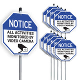 Notice All Activities Monitored by Video Camera