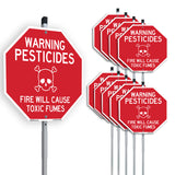 Warning Pesticides Fire Will Cause Toxic Fumes