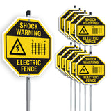 Shock Warning Electric Fence