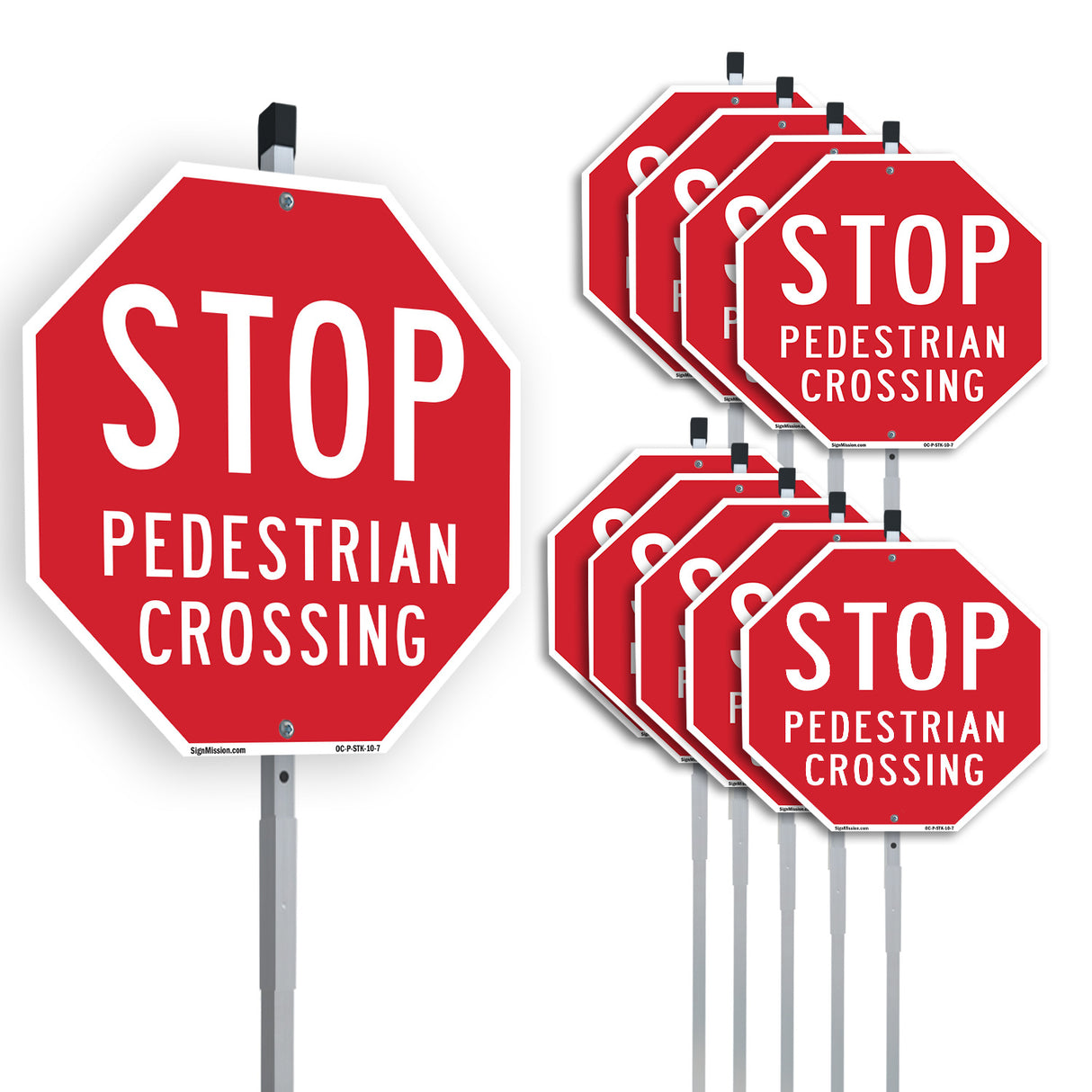 Stop Pedestrian Crossing