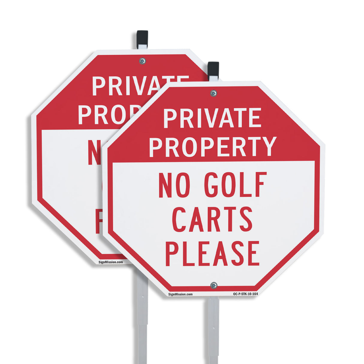 Private Property No Golf Carts Please