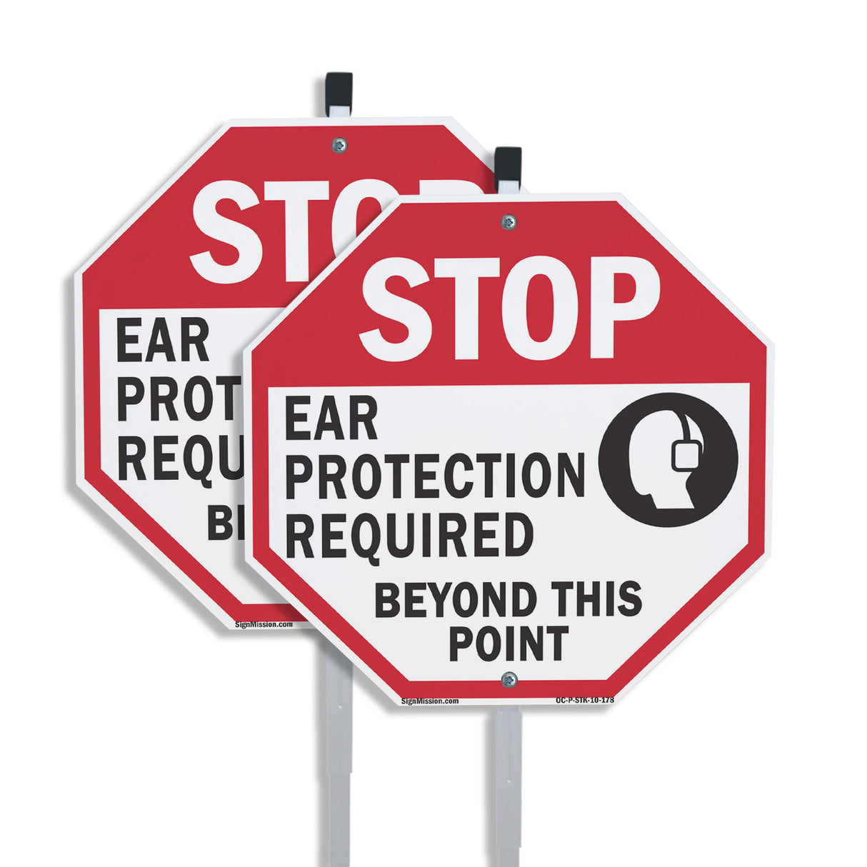 Stop Ear Protection Required Beyond This Point