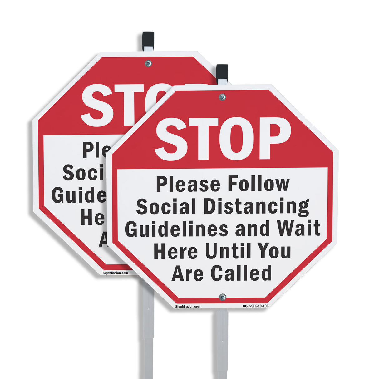 Stop Please Follow Social Distancing Guidelines and Wait Here Until You Are Called