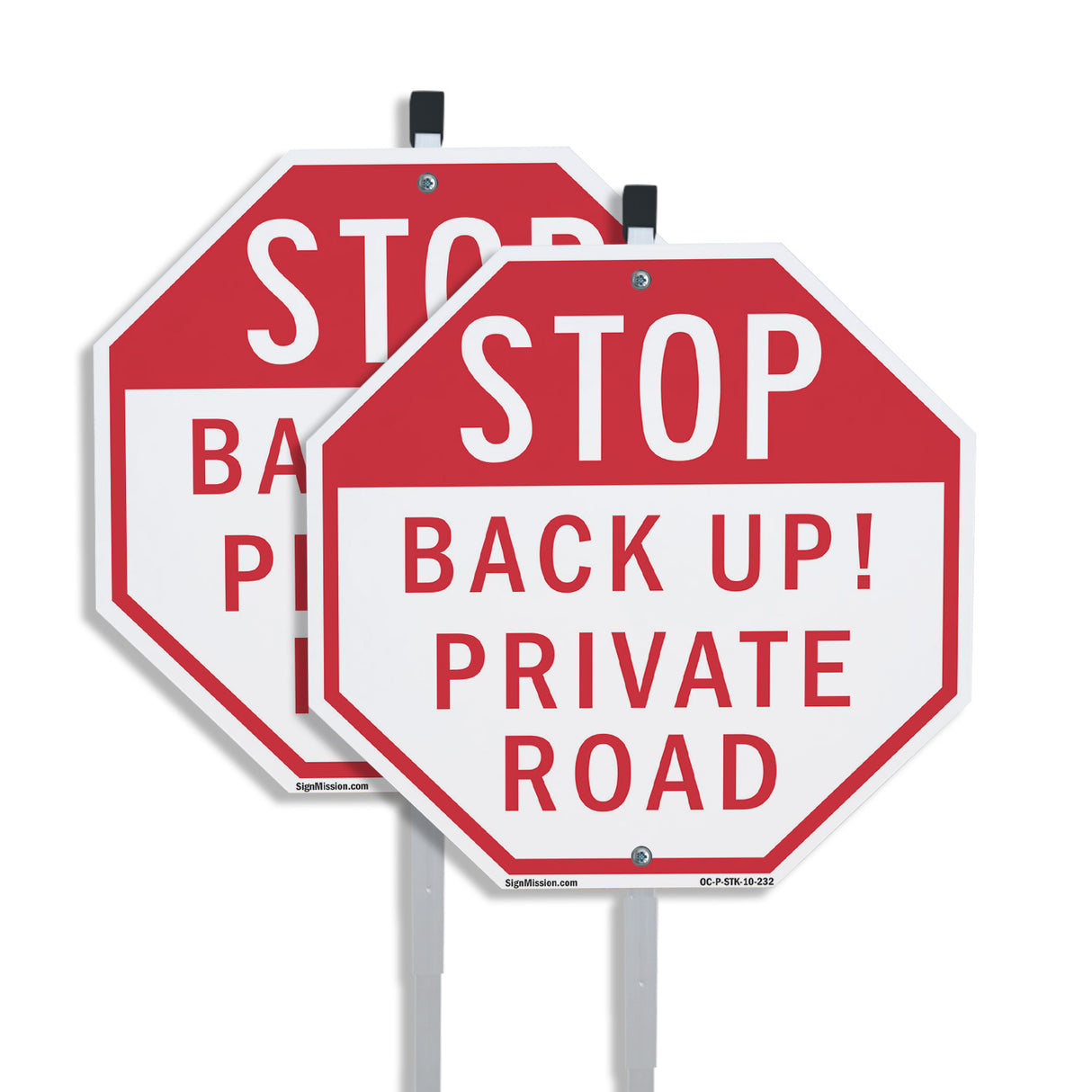 Stop Back Up! Private Road