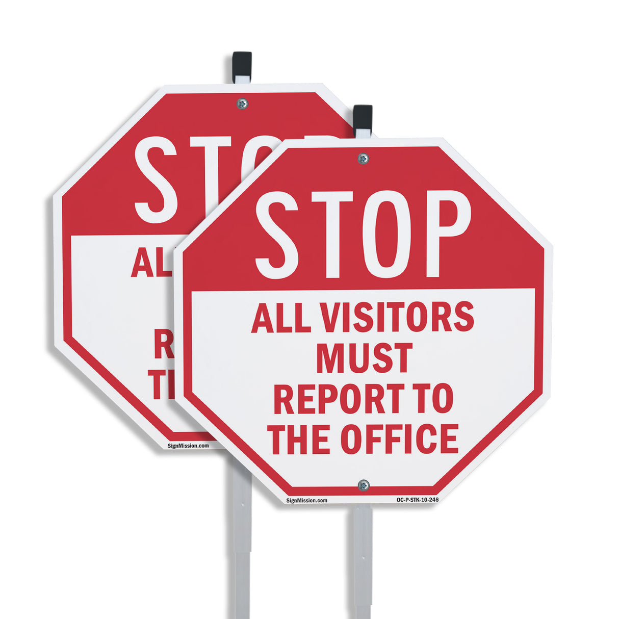 Stop All Visitors Must Report to The Office