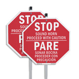Stopsound Horn Proceed with Caution Pare Sonar Bocina Proceder Con Precaución