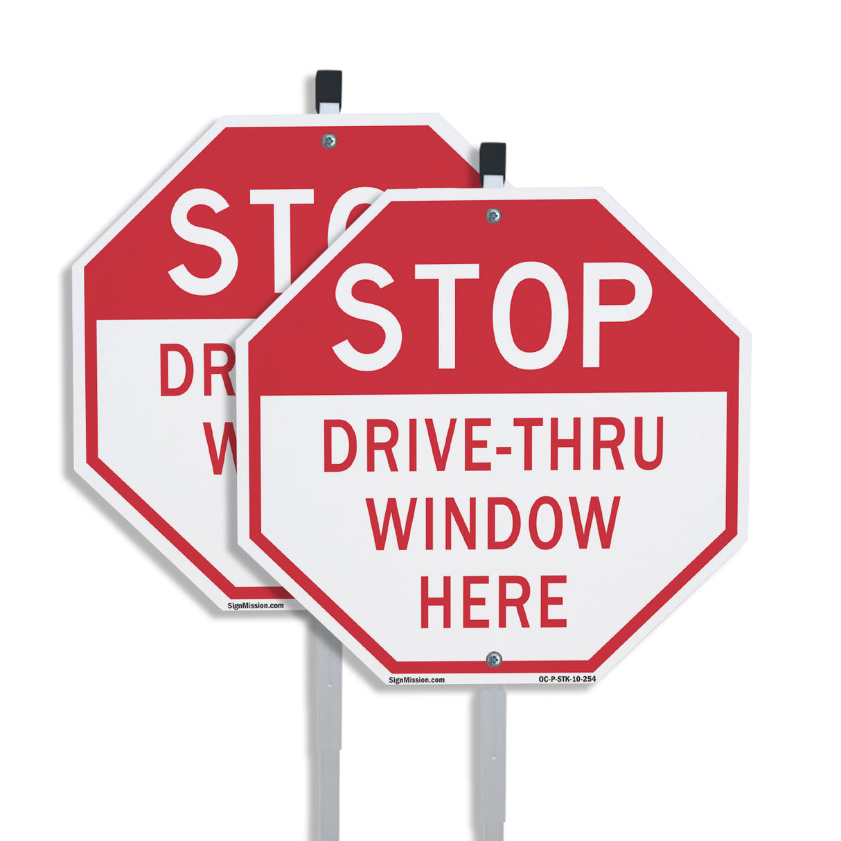 Stop Drive-thru Window Here