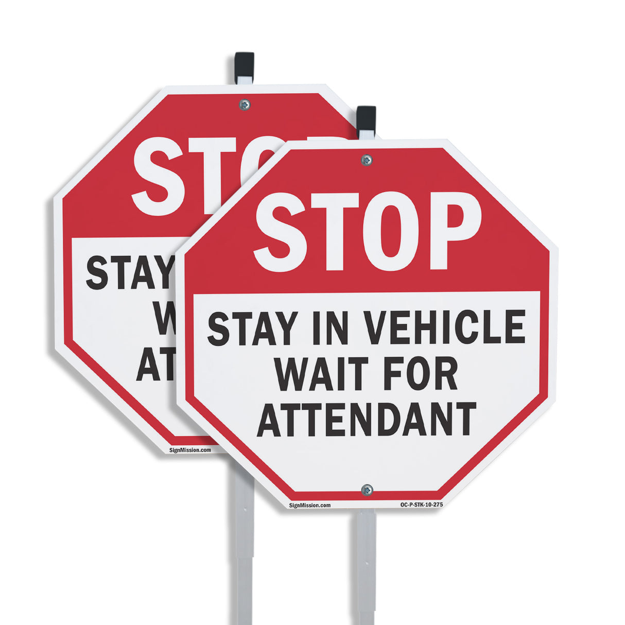 Stop Stay in Vehicle Wait for Attendant