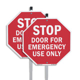 Stop Door for Emergency Use Only