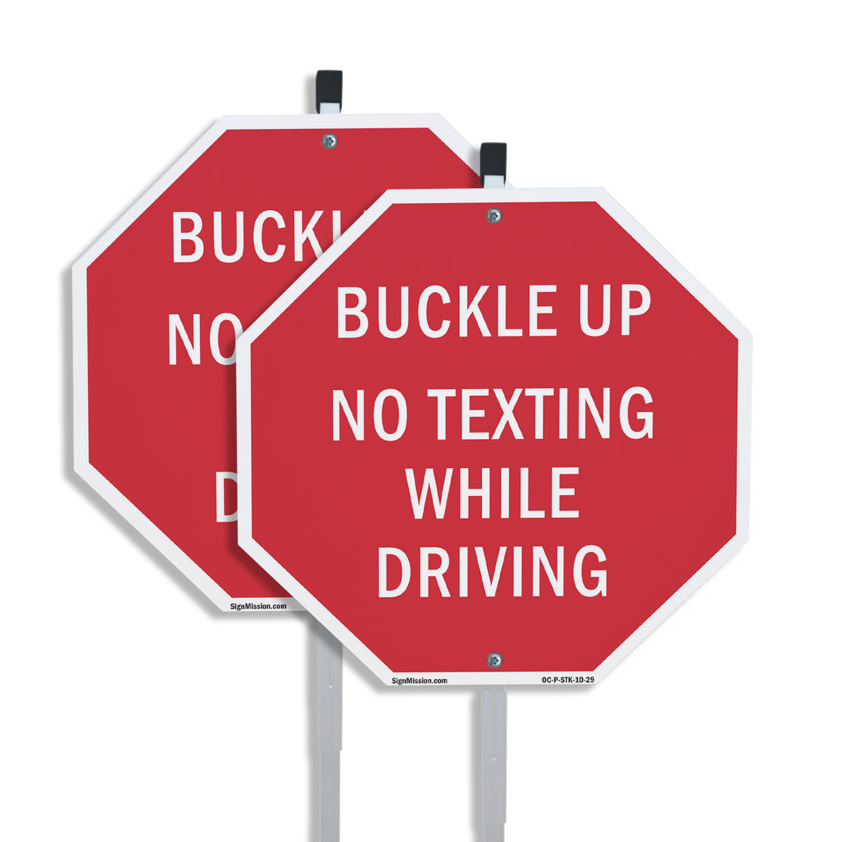Buckle Up No Texting While Driving