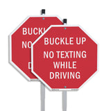 Buckle Up No Texting While Driving