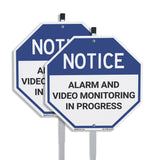 Notice Alarm and Video Monitoring in Progress
