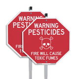 Warning Pesticides Fire Will Cause Toxic Fumes