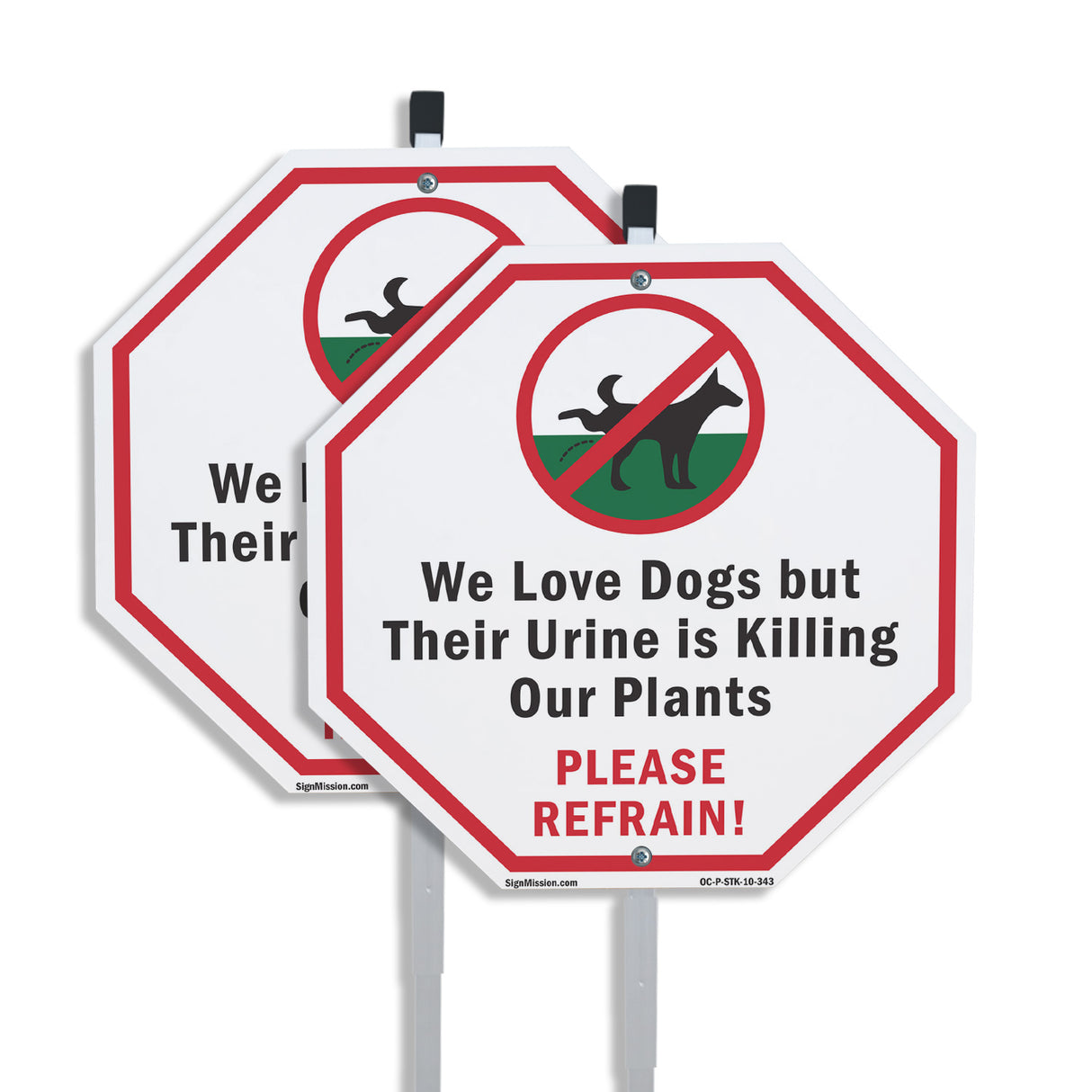 We Love Dogs but Their Urine Is Killing Our Plants Please Refrain!