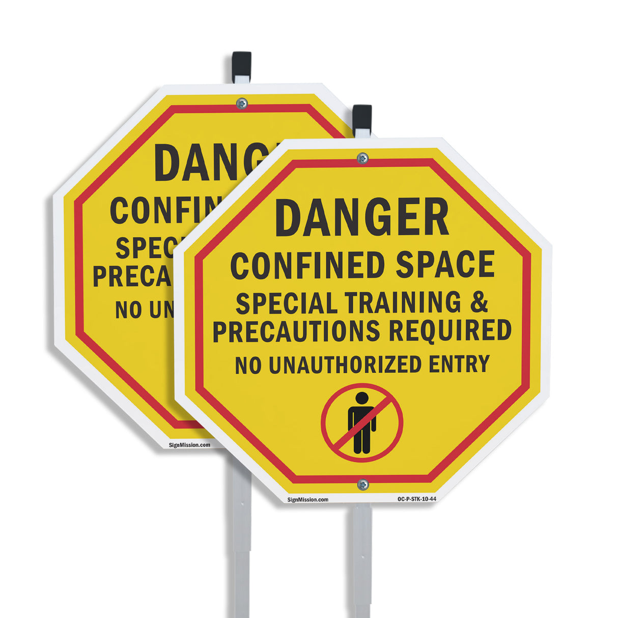 Danger Confined Space Special Training & Precautions Required No Unauthorized Entry