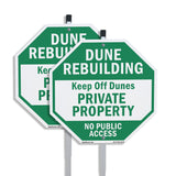 Dune Rebuilding Keep Off Dunes Private Property No Public Access