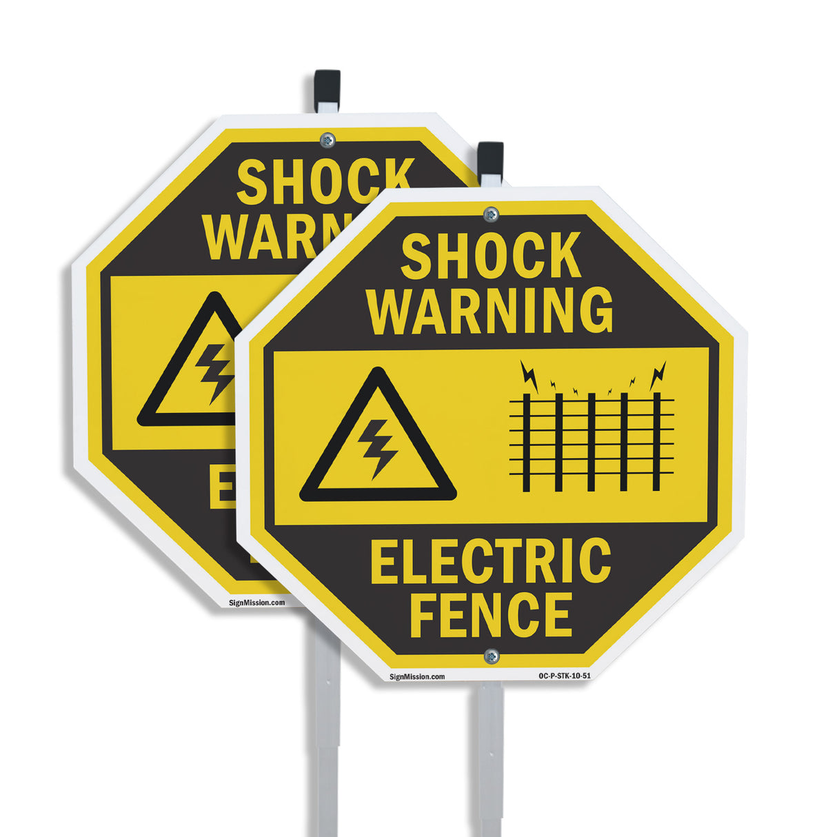 Shock Warning Electric Fence