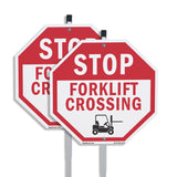 Stop Forklift Crossing