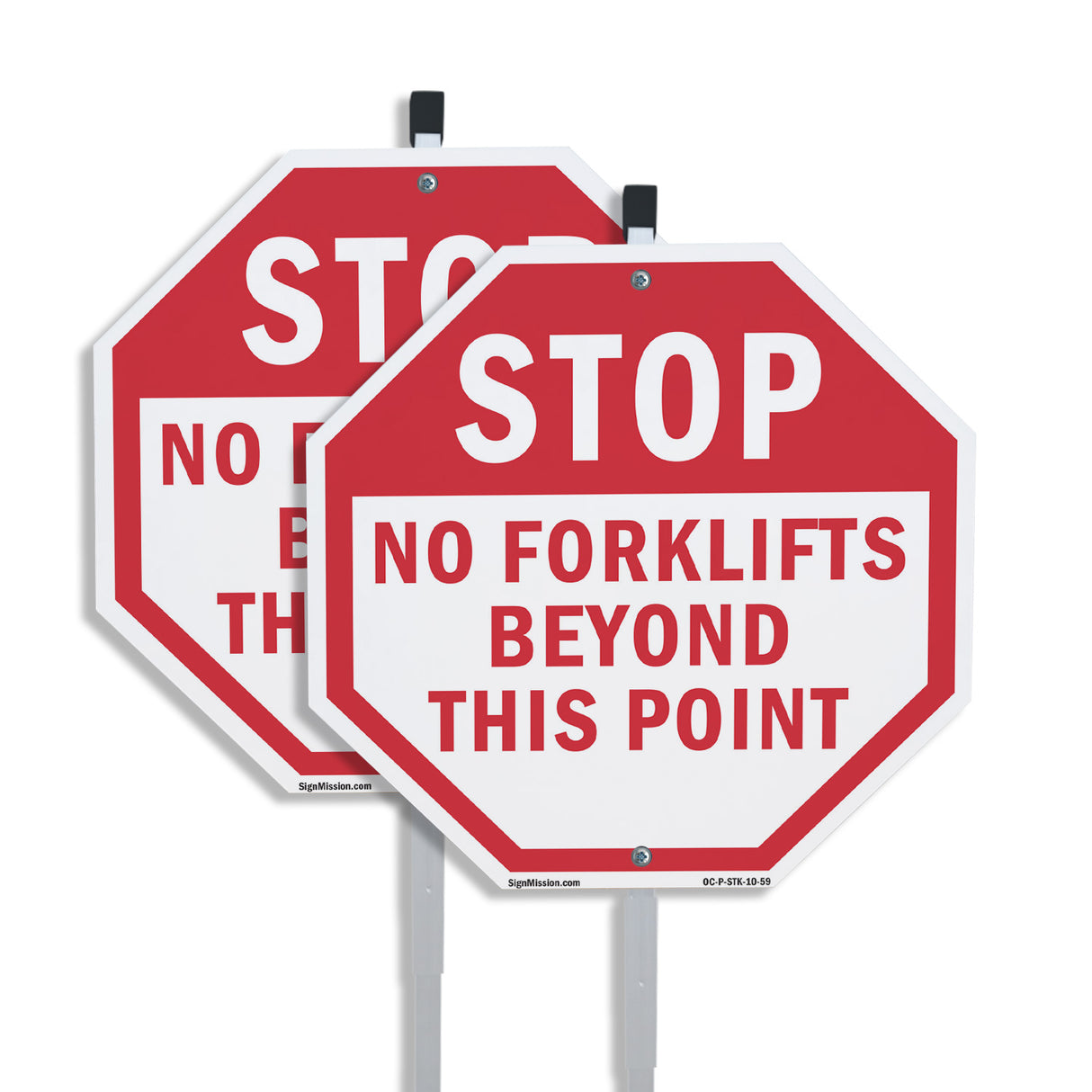 Stop No Forklifts Beyond This Point