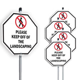 Please Keep Off of The Landscaping