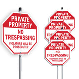 Private Property No Trespassing Violators Will Be Prosecuted