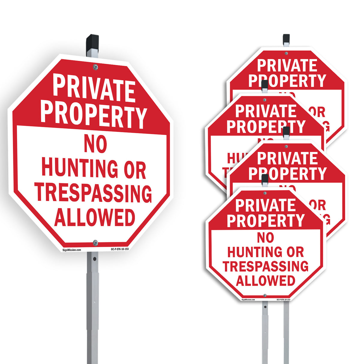 Private Property No Hunting or Trespassing Allowed