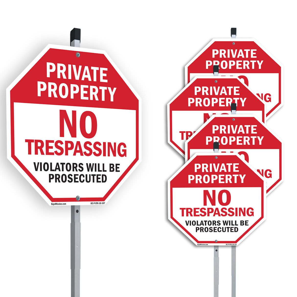 Private Property No Trespassing Violators Will Be Prosecuted