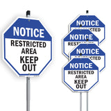 Notice Restricted Area Keep Out