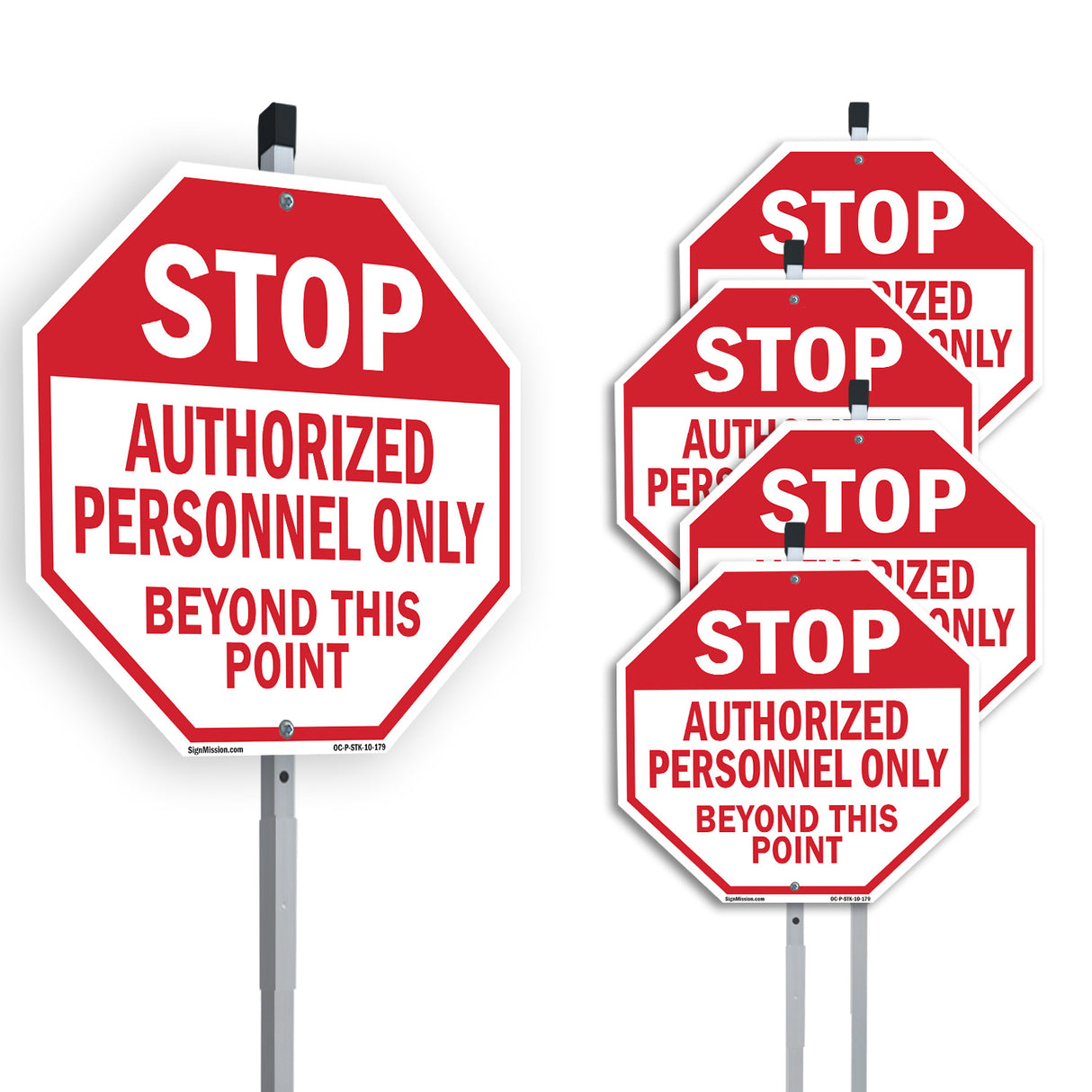 Stop Authorized Personnel Only Beyond This Point