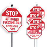 Stop Authorized Personnel Only Beyond This Point