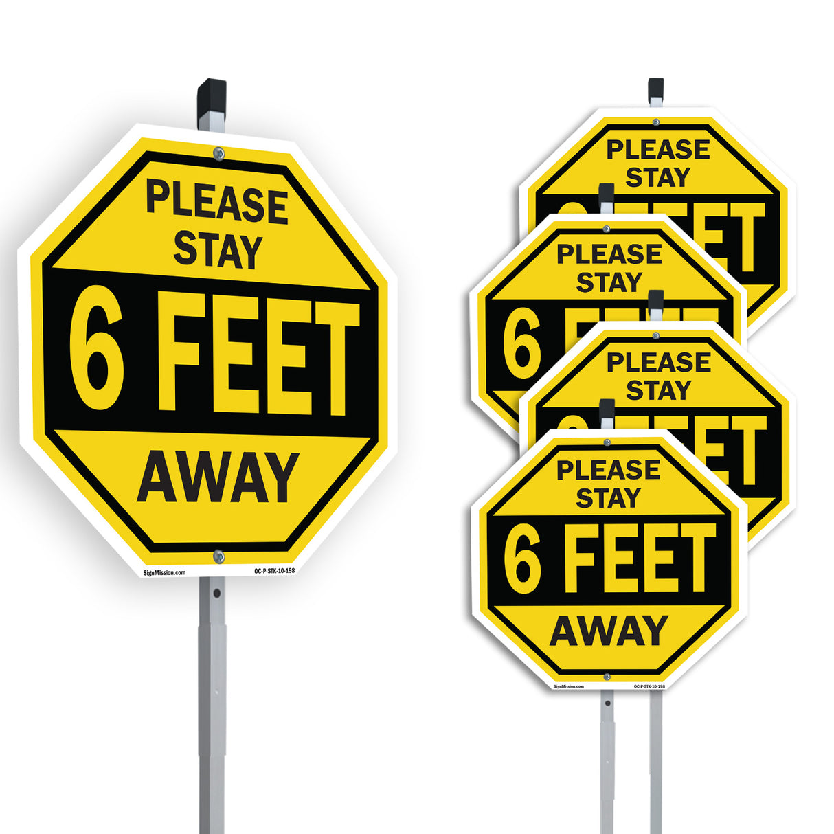 Please Stay 6 Feet Away