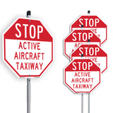Stop Active Aircraft Taxiway
