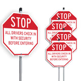 Stop All Drivers Check in With Security Before Entering