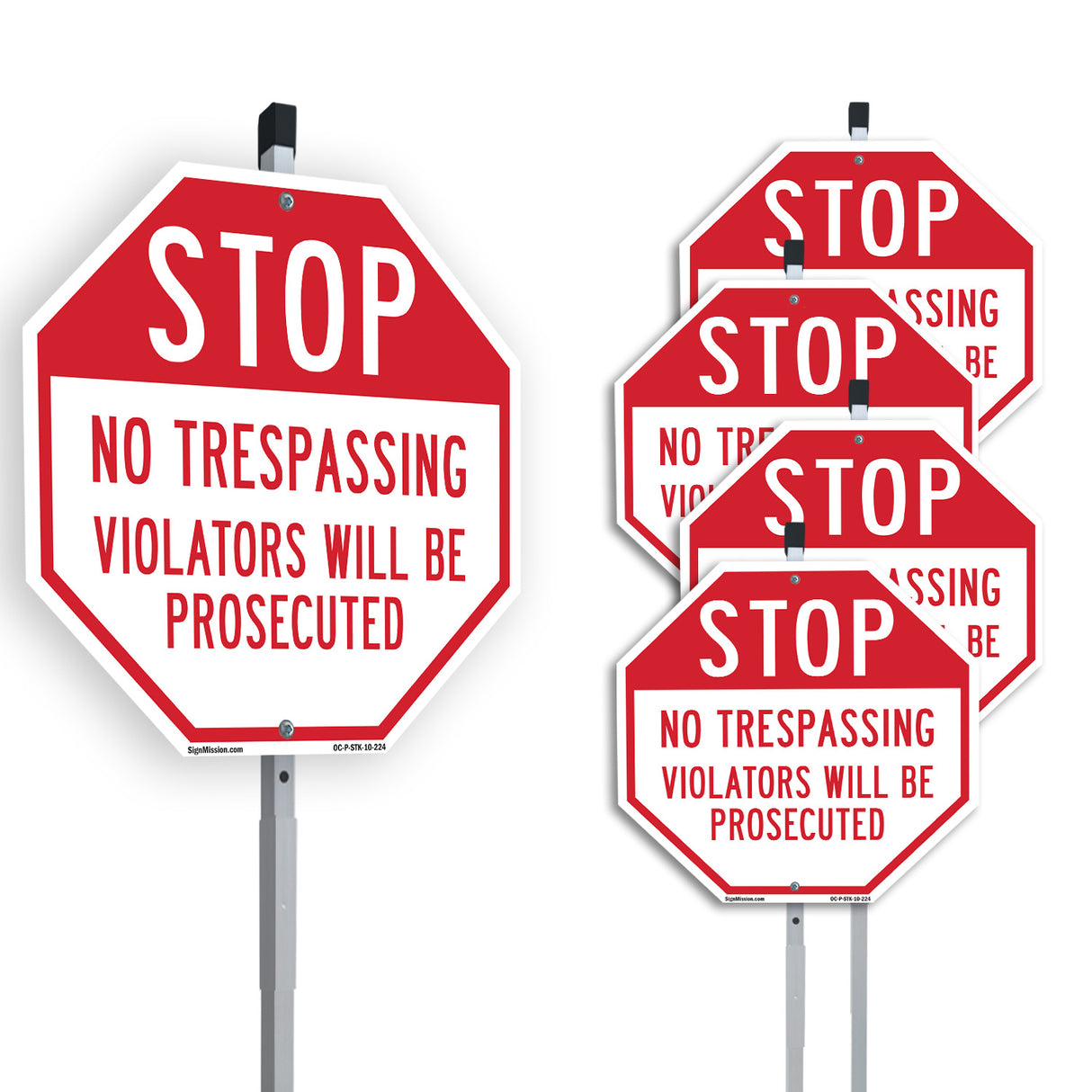 Stop No Trespassing Violators Will Be Prosecuted