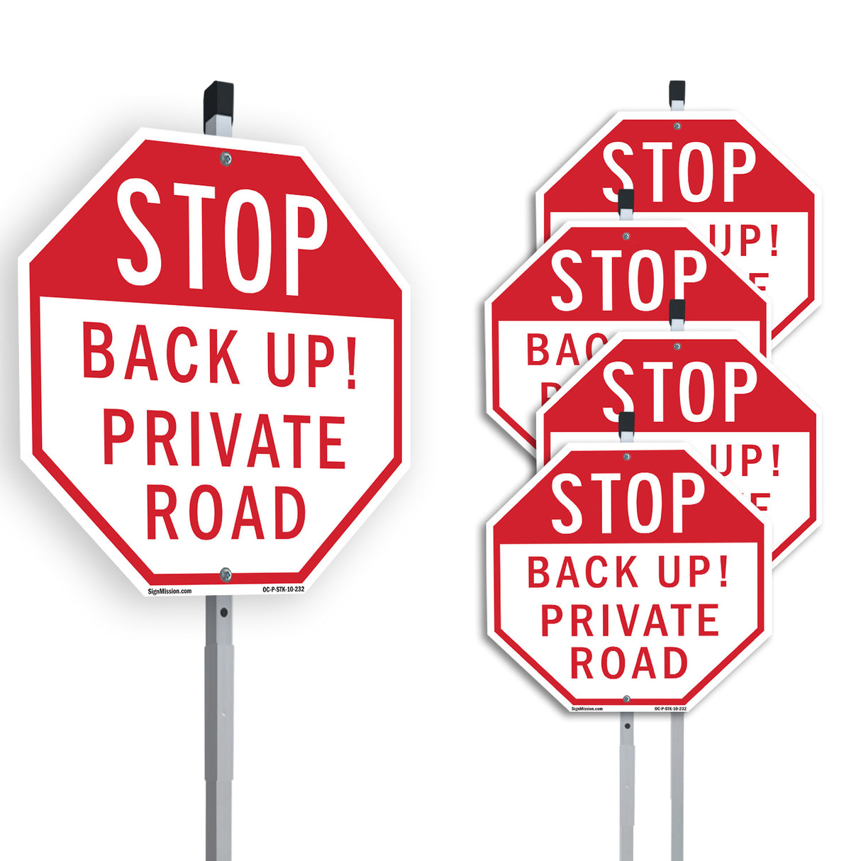 Stop Back Up! Private Road