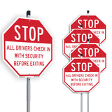 Stop All Drivers Check in With Security Before Exiting